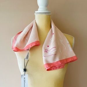 BCBG California pink scarf new